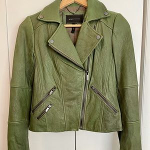 BCBGMaxAzria Leather Moto Jacket